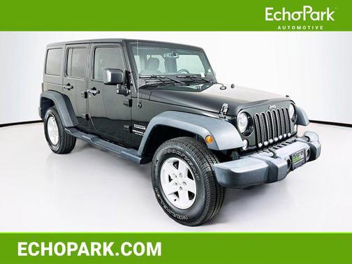 Black Clearcoat 2017 Jeep Wrangler Unlimited Sport