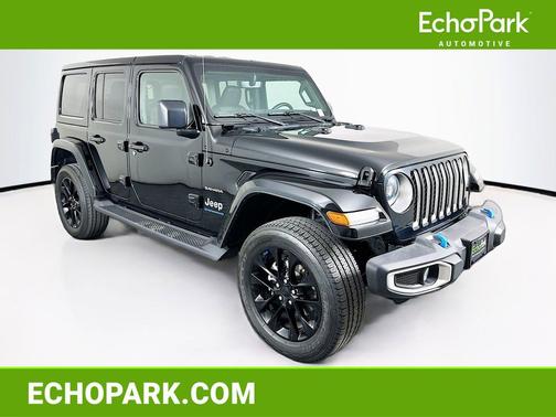 Black Clearcoat 2023 Jeep Wrangler 4xe Sahara