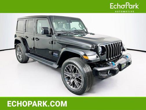 Black Clearcoat 2023 Jeep Wrangler 4xe Sahara High Altitude