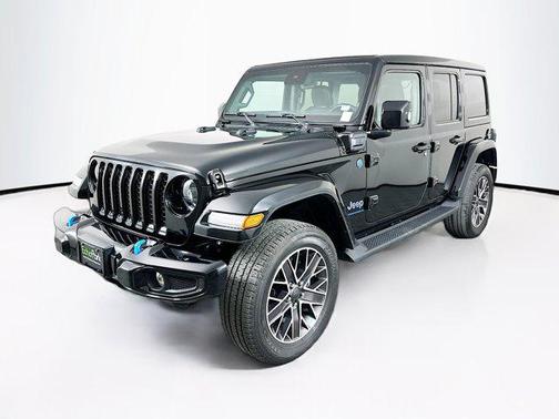 Black Clearcoat 2023 Jeep Wrangler 4xe Sahara High Altitude