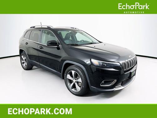 Diamond Black Crystal Pearlcoat 2019 Jeep Cherokee Limited