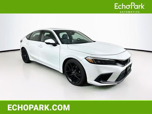 Platinum White Pearl 2022 Honda Civic Sport Touring