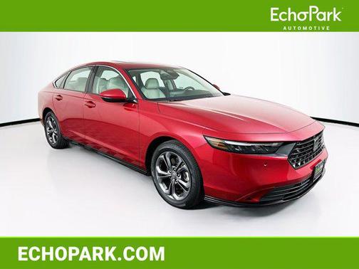 Radiant Red Metallic 2024 Honda Accord Hybrid EX-L