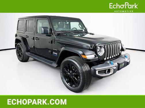 Black Clearcoat 2023 Jeep Wrangler 4xe Sahara