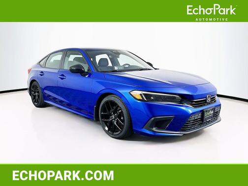 Aegean Blue Metallic 2022 Honda Civic Sport