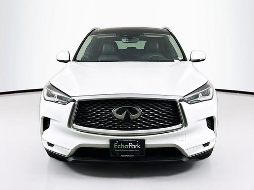 Radiant White 2024 INFINITI QX50 LUXE AWD