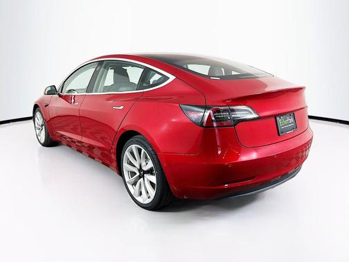 Red Multi-Coat 2018 Tesla Model 3 Long Range