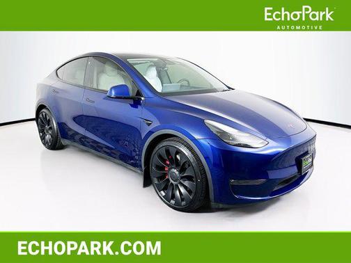 Deep Blue Metallic 2022 Tesla Model Y Performance Dual Motor All-Wheel Drive