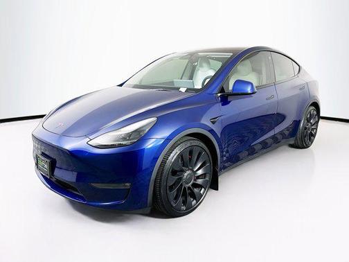 Deep Blue Metallic 2022 Tesla Model Y Performance Dual Motor All-Wheel Drive
