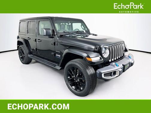 Black Clearcoat 2023 Jeep Wrangler 4xe Sahara