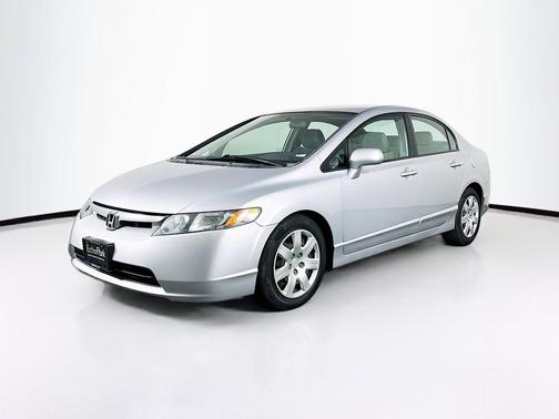 Alabaster Silver Metallic 2007 Honda Civic LX