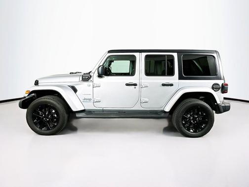 Silver Zynith Clearcoat 2023 Jeep Wrangler 4xe Sahara