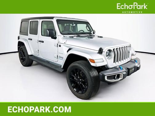 Silver Zynith Clearcoat 2023 Jeep Wrangler 4xe Sahara