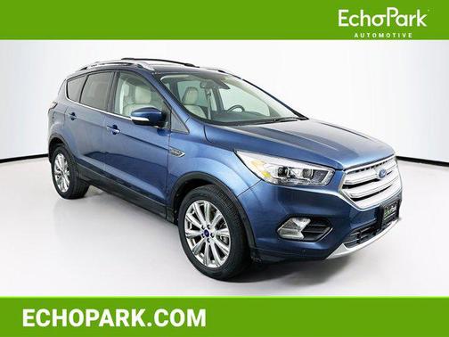 Blue Metallic 2018 Ford Escape Titanium