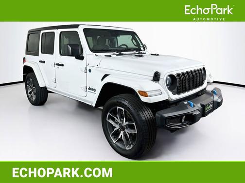 Bright White Clearcoat 2024 Jeep Wrangler 4xe Sport S