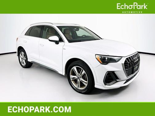Glacier White Metallic 2020 Audi Q3 45 S line Premium