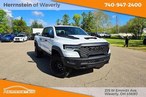 Bright White Clearcoat 2026 RAM 1500 RHO Crew Cab 4x4 5'7' Box