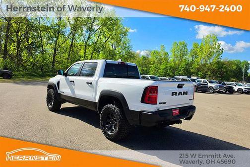 Bright White Clearcoat 2026 RAM 1500 RHO Crew Cab 4x4 5'7' Box