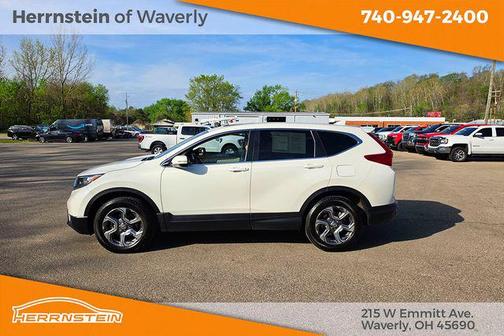 White Diamond Pearl 2018 Honda CR-V EX-L