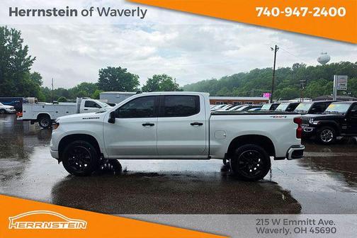 Summit White 2023 Chevrolet Silverado 1500 Custom