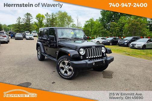 Black 2018 Jeep Wrangler JK Unlimited Sahara