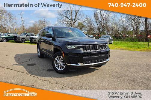 Diamond Black Crystal Pearlcoat 2025 Jeep Grand Cherokee L Laredo