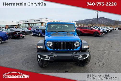 Hydro Blue Pearlcoat 2024 Jeep Gladiator Sport
