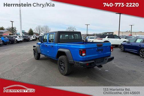 Hydro Blue Pearlcoat 2024 Jeep Gladiator Sport
