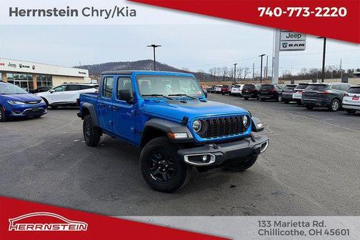 Hydro Blue Pearlcoat 2024 Jeep Gladiator Sport