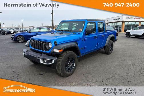 Hydro Blue Pearlcoat 2024 Jeep Gladiator Sport