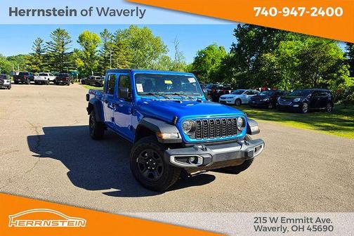 Hydro Blue Pearlcoat 2024 Jeep Gladiator Sport
