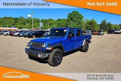 Hydro Blue Pearlcoat 2024 Jeep Gladiator Sport