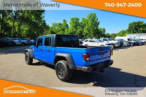 Hydro Blue Pearlcoat 2024 Jeep Gladiator Sport