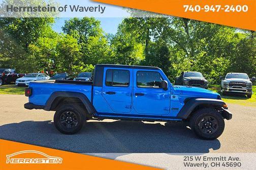 Hydro Blue Pearlcoat 2024 Jeep Gladiator Sport
