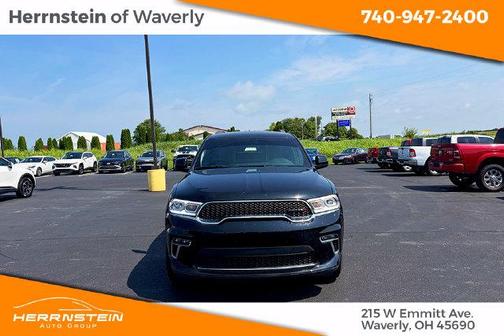 Black Clearcoat 2022 Dodge Durango SXT