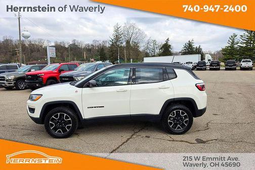 White Clearcoat 2019 Jeep Compass Trailhawk