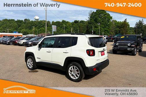 Alpine White Clearcoat 2019 Jeep Renegade Latitude