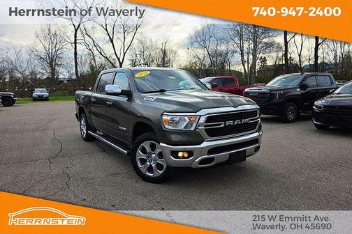 Olive Green Pearlcoat 2021 RAM 1500 Big Horn/Lone Star