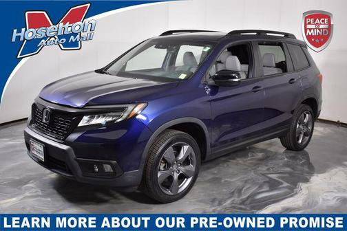 Obsidian Blue Pearl 2021 Honda Passport AWD Touring