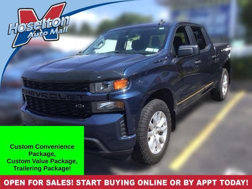 Northsky Blue Metallic 2021 Chevrolet Silverado 1500 Custom