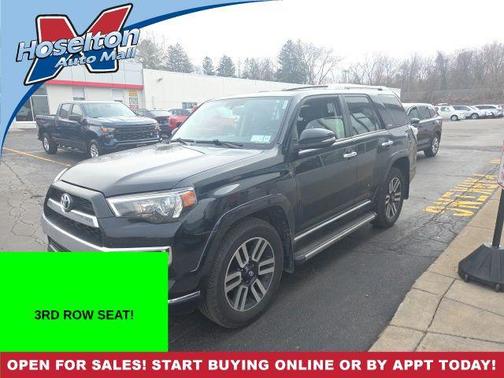 Midnight Black Metallic 2018 Toyota 4Runner Limited
