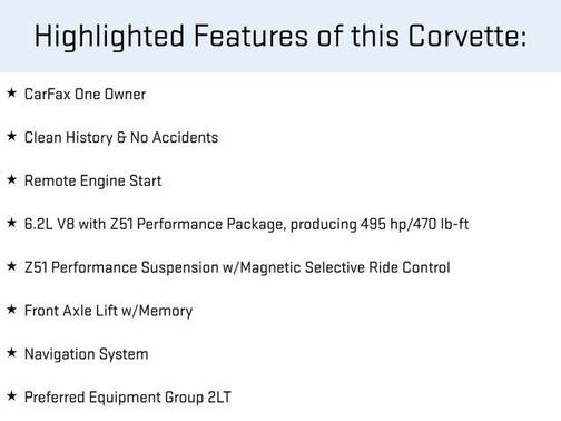 2023 Chevrolet Corvette Stingray w/2LT