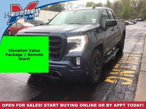 Pacific Blue Metallic 2022 GMC Sierra 1500 Elevation