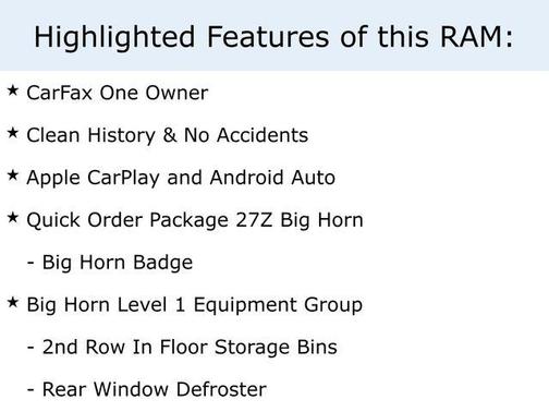 2022 RAM 1500 Big Horn