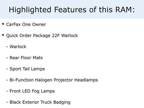 2020 RAM 1500 Classic Warlock Quad Cab 4x4 6'4' Box