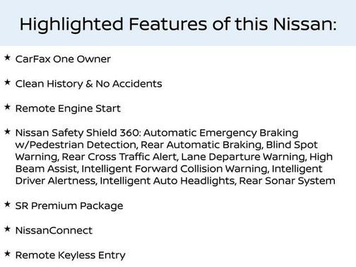 2023 Nissan Altima SR Intelligent AWD
