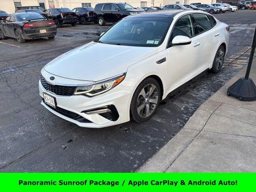 Snow White Pearl 2019 Kia Optima S