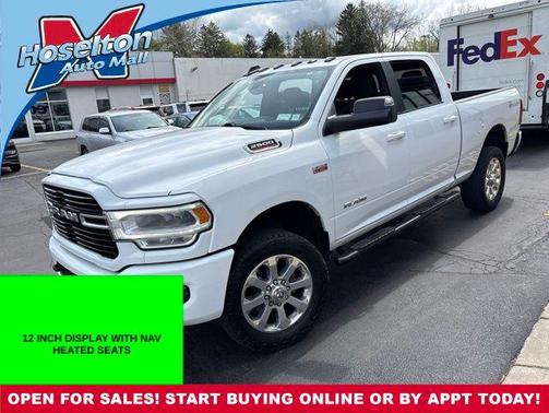 Bright White Clearcoat 2021 RAM 2500 Big Horn Crew Cab 4x4 6'4' Box