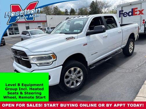 Bright White Clearcoat 2021 RAM 2500 Big Horn Crew Cab 4x4 6'4' Box