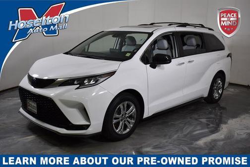 White 2022 Toyota Sienna XSE 7 Passenger